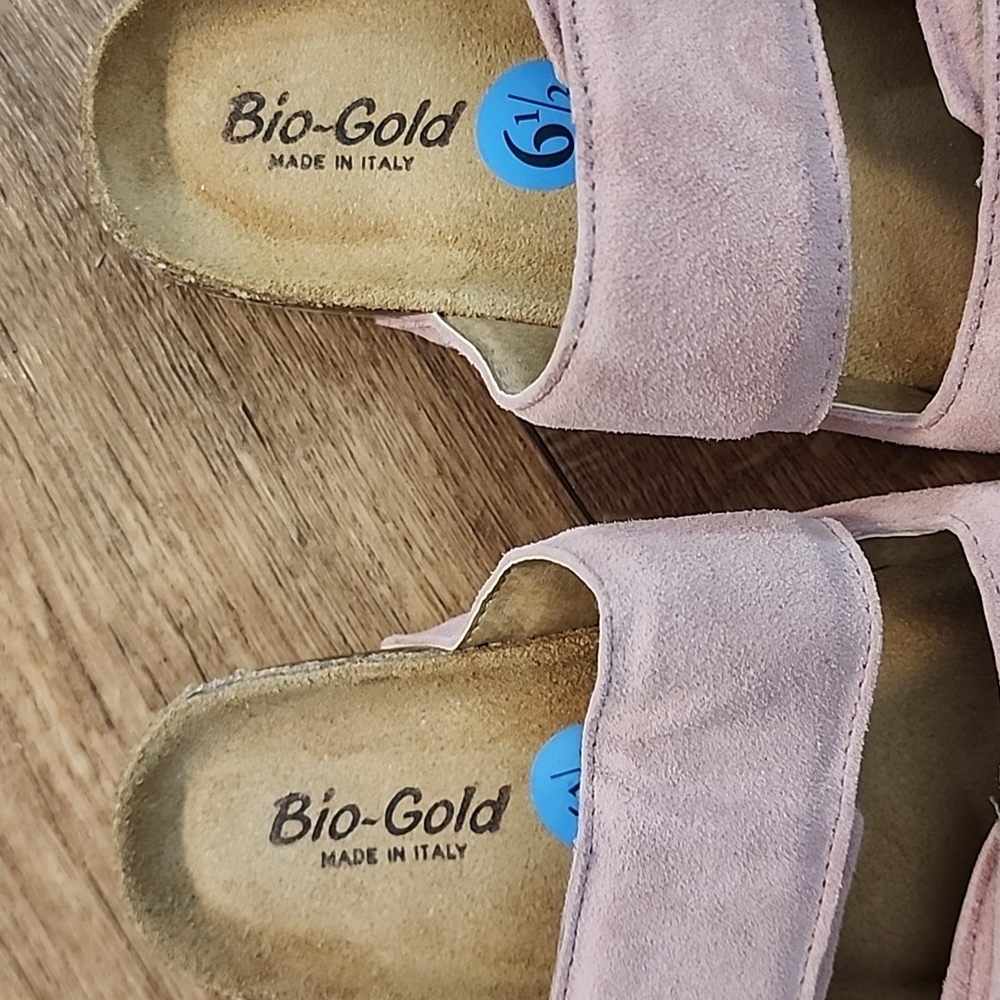BIO-Gold Velcro Double Strap Sandals - Picture 3 of 4